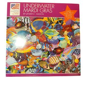 SEALED Underwater Mardi Gras 1000 Piece Jigsaw Puzzle Great American Brand New